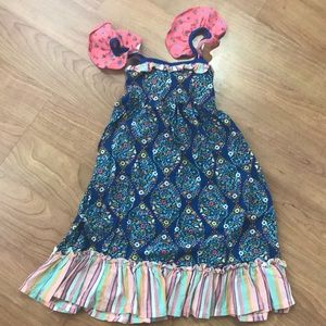 Matilda Jane maxi flutter sleeve dress